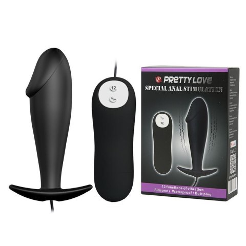 PRETTY LOVE – Zmysłowy Wibrator Analny z 12 Trybami Stymulacji