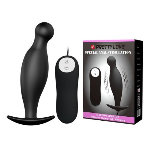 PRETTY LOVE - Wibrujący korek analny z 12 trybami stymulacji