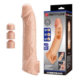 Pretty Love: Przedłużka na Penisa z Modułową Regulacją Długości - 26 cm