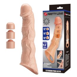Pretty Love – Modułowa Nakładka Przedłużająca Penisa – 28 cm
