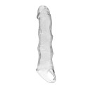 Pretty Love: Modułowa nakładka przedłużająca na penisa – przezroczysta, 28 cm