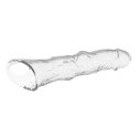 Pretty Love: Modułowa nakładka przedłużająca na penisa – przezroczysta, 28 cm