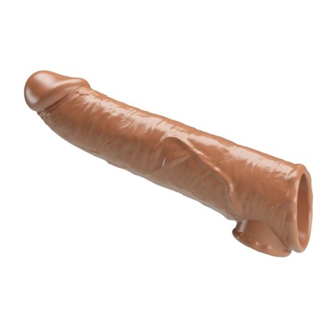 Pretty Love: Przedłużka Penisa z Modułową Regulacją Długości – Ciemnobrązowa, 26 cm