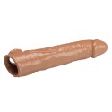 Pretty Love: Przedłużka Penisa z Modułową Regulacją Długości – Ciemnobrązowa, 26 cm