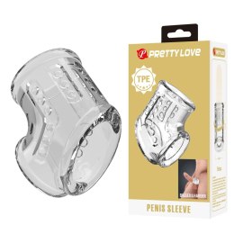 Pretty Love Penis Sleeve - Przezroczysta Nakładka na Penisa