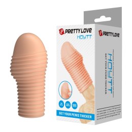 Pretty Love Hoytt – Nakładka na Penisa Potęgująca Doznania (Cielista)