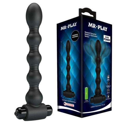 MR PLAY - Wibrujący korek analny z 10 funkcjami
