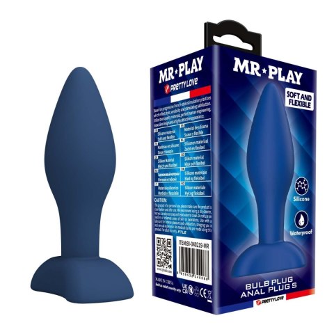 Zmysłowy Korek Analny MR. Play Bulb - Rozmiar S