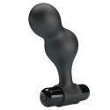 Mr. Play Silikonowy Korek Analny z 10 Funkcjami Wibracji, Czarny