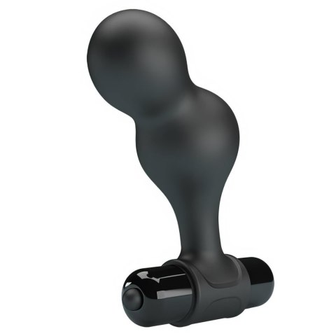 Mr. Play Silikonowy Korek Analny z 10 Funkcjami Wibracji, Czarny