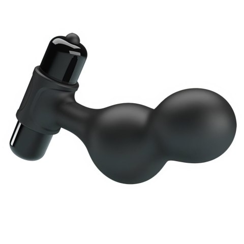 Mr. Play Silikonowy Korek Analny z 10 Funkcjami Wibracji, Czarny