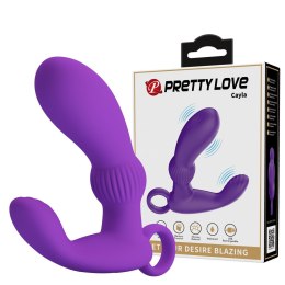 PRETTY LOVE - Cayla Fioletowa: Luksusowy Wibrujący Masażer Prostaty z 12 Funkcjami i Pamięcią