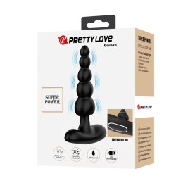 PRETTY LOVE Corban – Wibrujący Korek Analny z 12 Trybami Stymulacji, Silikon
