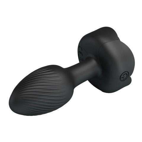 PRETTY LOVE Olman – Silikonowy Korek Analny z 10 Trybami Wibracji i Efektem LED