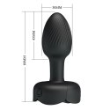 PRETTY LOVE Olman – Silikonowy Korek Analny z 10 Trybami Wibracji i Efektem LED