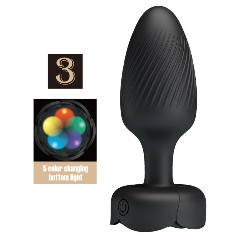 PRETTY LOVE Osborn – Wibrujący Korek Analny z 10 Trybami i LED