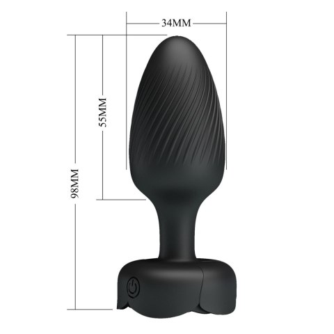 PRETTY LOVE Osborn – Wibrujący Korek Analny z 10 Trybami i LED