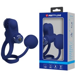 PRETTY LOVE - Potężny pierścień erekcyjny z 10 funkcjami wibracji