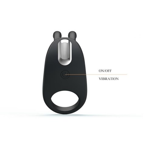 PRETTY LOVE – Wibrujący pierścień erekcyjny z królikiem, 7 funkcji, USB