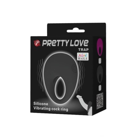 PRETTY LOVE – TRAP: Pierścień Erekcyjny z Wibracją
