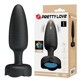 PRETTY LOVE - Tarion, Silikonowy Korek Analny z 10 Trybami Wibracji i Podświetleniem LED