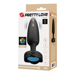 PRETTY LOVE - Tarion, Silikonowy Korek Analny z 10 Trybami Wibracji i Podświetleniem LED