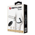 PRETTY LOVE - Wibrujący Pierścień na Penisa z Korkiem Analnym VI