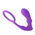 PRETTY LOVE Warren Purple – Pierścień Erekcyjny z Pilotem, 12 trybów Pulsacji i Wibracji
