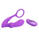PRETTY LOVE Warren Purple – Pierścień Erekcyjny z Pilotem, 12 trybów Pulsacji i Wibracji