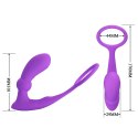 PRETTY LOVE Warren Purple – Pierścień Erekcyjny z Pilotem, 12 trybów Pulsacji i Wibracji