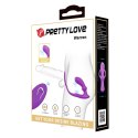 PRETTY LOVE Warren Purple – Pierścień Erekcyjny z Pilotem, 12 trybów Pulsacji i Wibracji