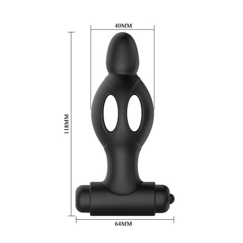 MR PLAY - Silikonowy wibrujący plug analny