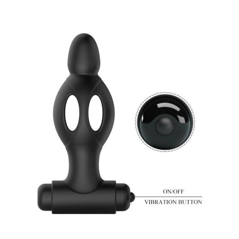 MR PLAY - Silikonowy wibrujący plug analny