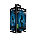 MR PLAY - Silikonowy wibrujący plug analny