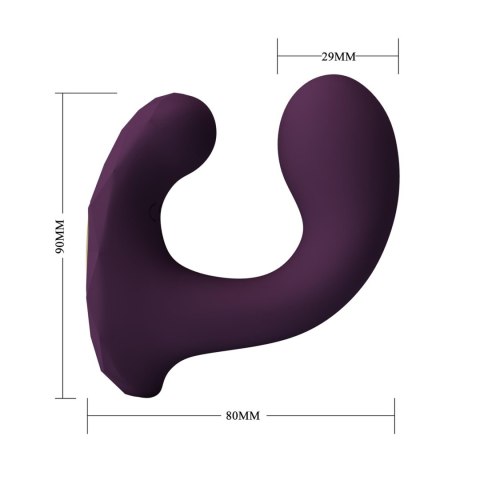 PRETTY LOVE Billy Purple – Wibrator z 12 trybami wibracji i zdalnym sterowaniem przez aplikację mobilną