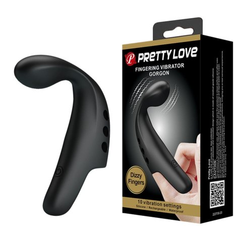 PRETTY LOVE - Wibrator Palcowy GORGON, 10 Funkcji Wibracji
