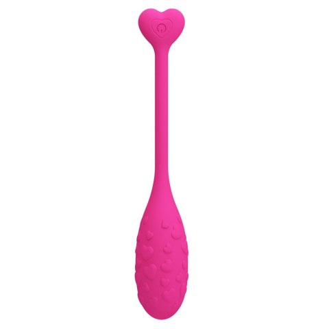 PRETTY LOVE - Fisherman Pink: Dyskretne jajeczko wibrujące z 12 programami i sterowaniem aplikacją