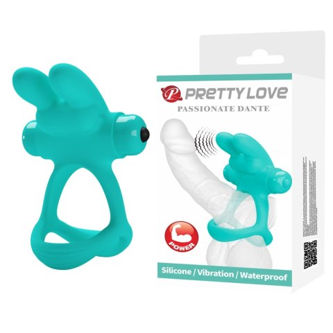 PRETTY LOVE - PASSIONATE DANTE: Wibrujący Pierścień Erekcyjny z 10 Trybami Stymulacji