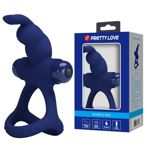 PRETTY LOVE - Pierścień erekcyjny „Buzzing Bunny” z 10 funkcjami wibracji