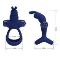 PRETTY LOVE - Pierścień erekcyjny „Buzzing Bunny” z 10 funkcjami wibracji