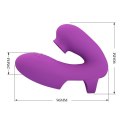 PRETTY LOVE - Super Finger ATHENA Purple, 7 funkcji wibracji, 7 funkcji pulsacyjnych, funkcja pamięci