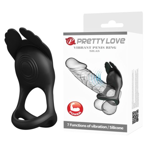 PRETTY LOVE Silas – Wibrujący Pierścień Erekcyjny z 7 Funkcjami