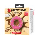 Pretty Love Berry – Zmysłowy Pierścień Erekcyjny Donut z Supermiękkiego Silikonu