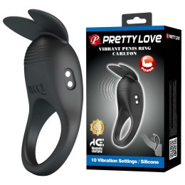 Wibrujący pierścień erekcyjny Pretty Love Carlton