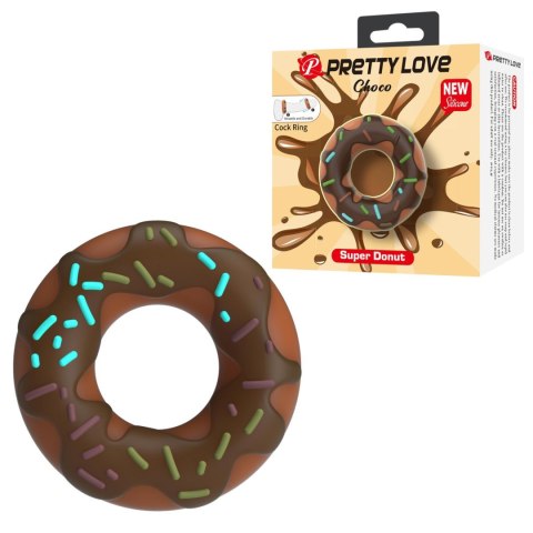 Pretty Love Choco 'Słodki Pączek' – Silikonowy Pierścień Erekcyjny