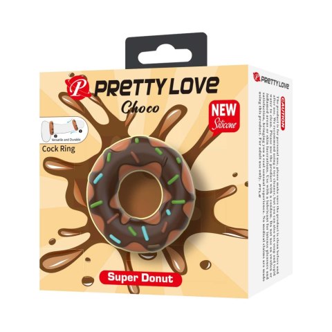 Pretty Love Choco 'Słodki Pączek' – Silikonowy Pierścień Erekcyjny