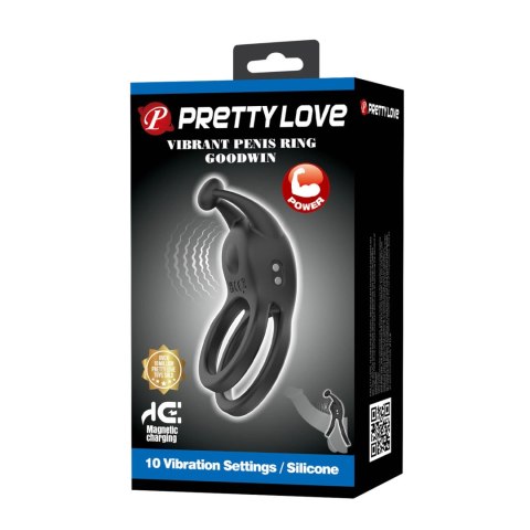 Wibrujący Podwójny Pierścień Erecyjny Pretty Love Goodwin