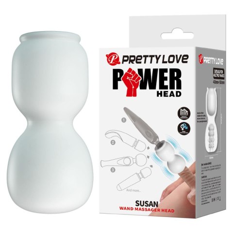 Luksusowa Głowica Masująca Susan Pretty Love Power Head do Masażera Wand