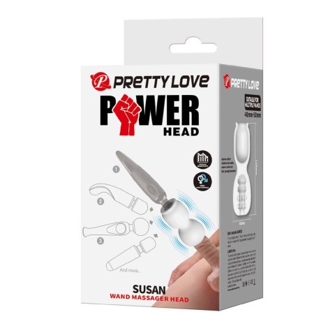 Luksusowa Głowica Masująca Susan Pretty Love Power Head do Masażera Wand