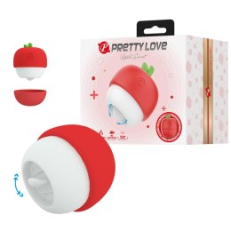 APPLE SECRET – Stymulator Łechtaczki z 12 Trybami Lizania, Silikon ABS